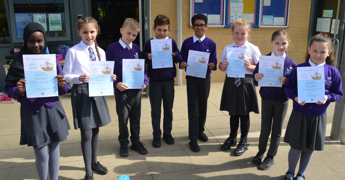 Hinckley & Rugby Building Society donates to local primary school as part of maths challenge